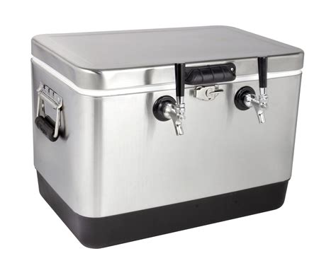 stainless steel jockey box|2 tap jockey box.